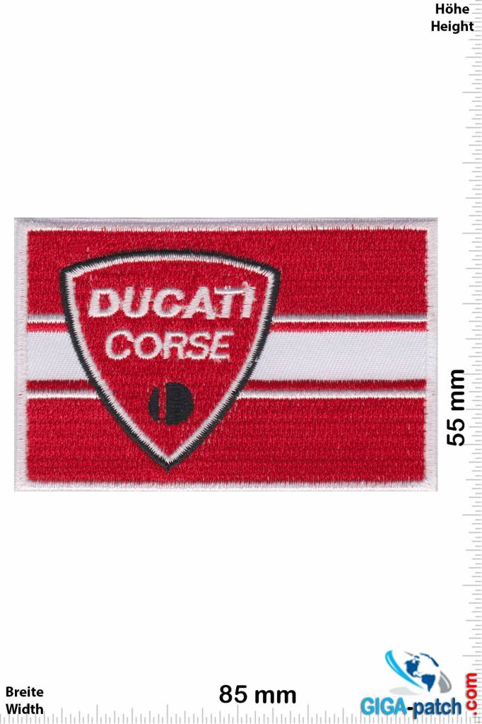 Ducati Ducati Corse - red - Patch Portachiavi Adesivi -  - Il  più grande Patch Negozio in tutto il mondo