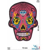 Muerto Skull - Totenkopf - Muerto - pink Diamond