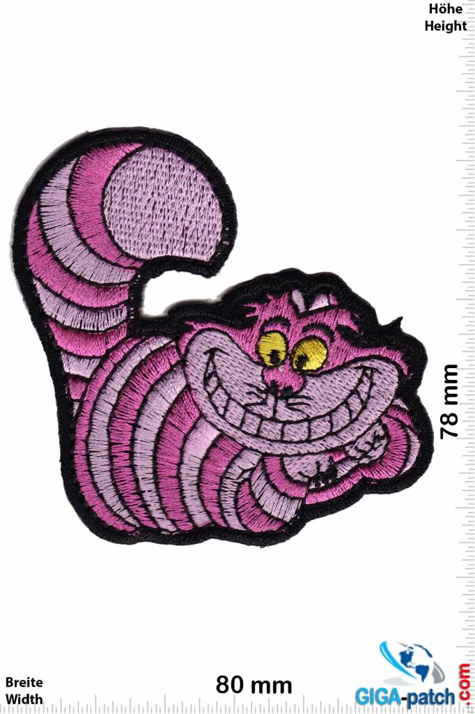 Cheshire Cat - Grinsekatze - Alice im Wunderland - Aufnäher Shop