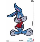 Cartoon Hase - Rabbit - blue