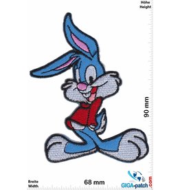 Cartoon Hase - Rabbit - blue