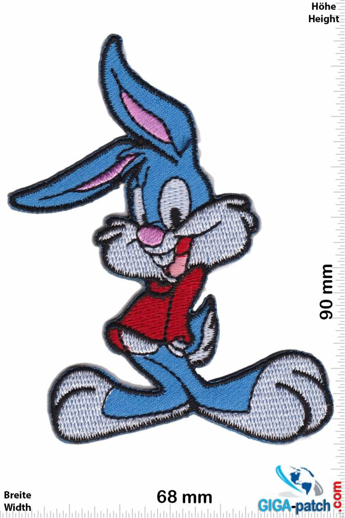 Cartoon Hase - Rabbit - blue