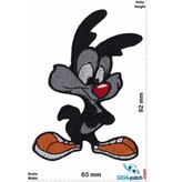 Cartoon Rabbit - black