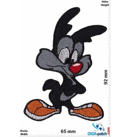 Cartoon Hase - Rabbit - black