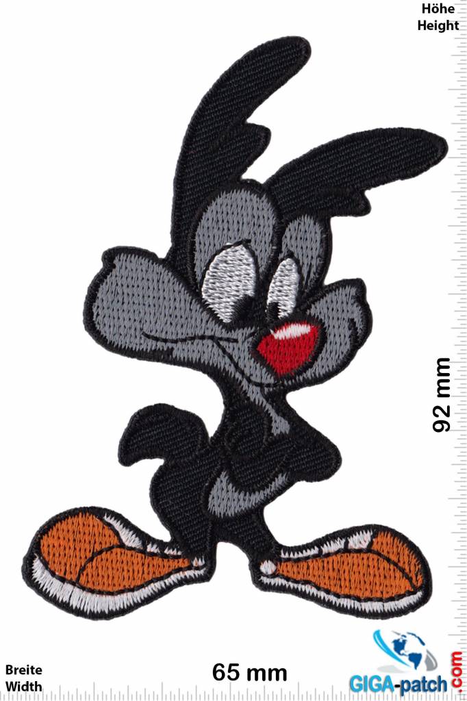 Cartoon Rabbit - black