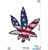 Cannabis - USA - Marihuana - Hanf - Gras - Dope  - BIG - 22 cm