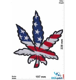 Cannabis - USA - Marihuana - Hanf - Gras - Dope  - BIG - 22 cm