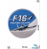 F 16 F-16 Fighting Falcon - blue silver - HQ