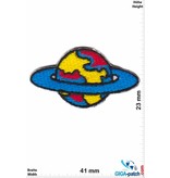 Raumfahrt World - Space - blue - 2 PIECE - small