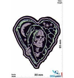 Totenkopf Skull - Heart - Oldschool