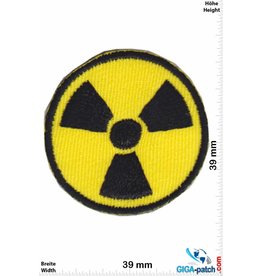 Radiacative Radioactive - Radioaktiv - small - 2 Stück