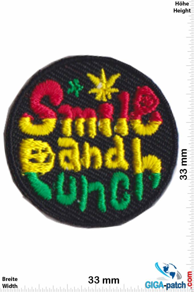 Fun Smile and Punch - Reggae - 2 Piece - Patch Portachiavi Adesivi -   - Il più grande Patch Negozio in tutto il mondo