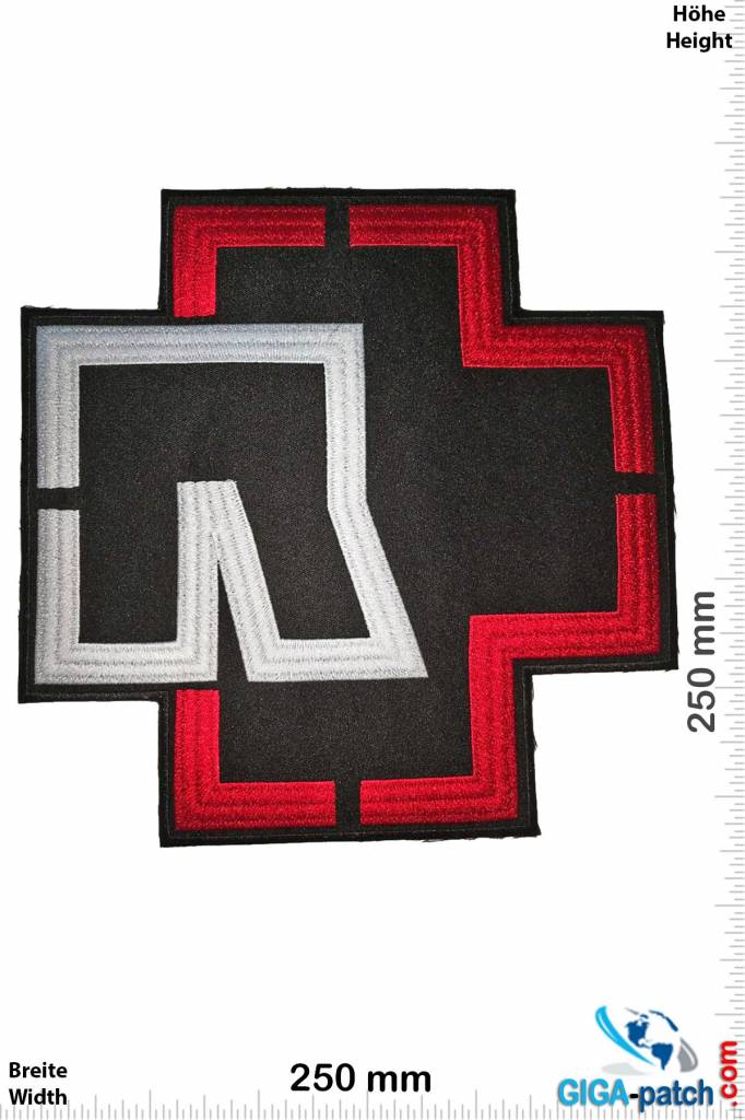 RAMMSTEIN - GERMAN FLAG ( SHAPED ), Patches