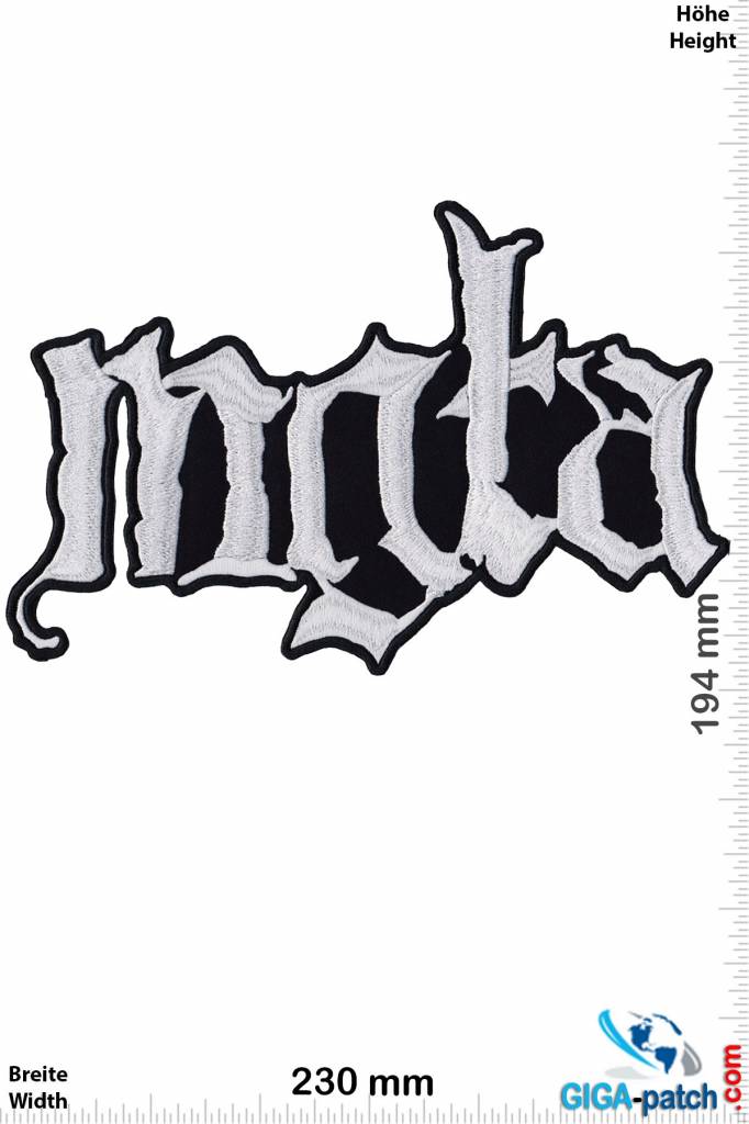 Mgta  Mgła- Mgta -Black-Metal-Band   - 23 cm