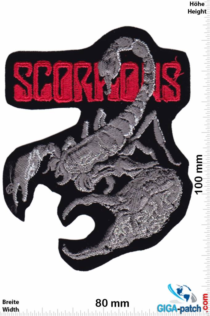 Scorpions Scorpions - silver red - HQ