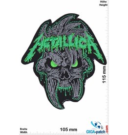 Metallica Metallica - Skull - green - HQ