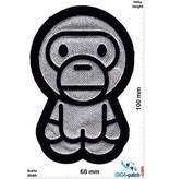 Raumfahrt Astro Monkey - silver