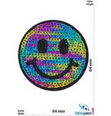 Smiley Smiley - Smile - Rainbow - Pailletten