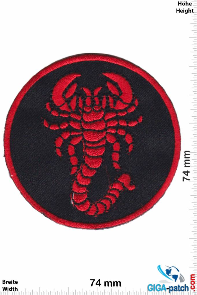 Scorpions Red Scorpion  - Skorpion - round