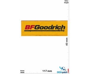 BF Goodrich BF Goodrich Tires - yellow - Patch Keychains Stickers ...