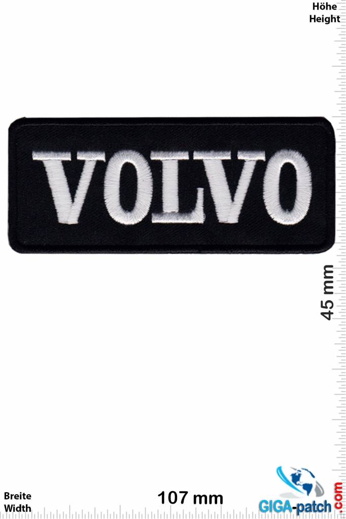 Volvo Volvo - black - Patch Portachiavi Adesivi -  - Il più  grande Patch Negozio in tutto il mondo