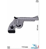 Pistole Revolver - silber - Gun