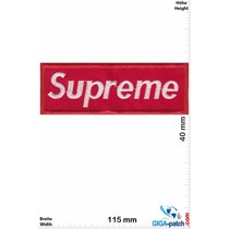 Supreme Supreme rot / weiss - Softpatch