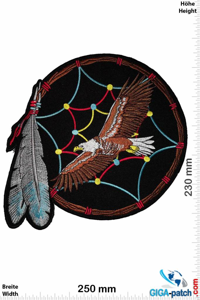 Indian Traumfänger Indianer - Adler -  25 cm