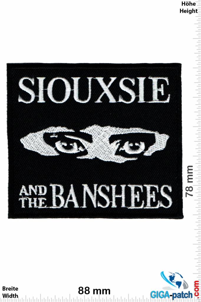 Siouxsie & the Banshees Rock Band Sew or Iron on Patch NEW 