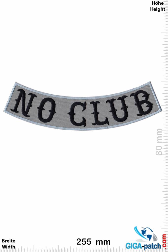 No Club Lone Wolf - curve - 25 cm - BIG