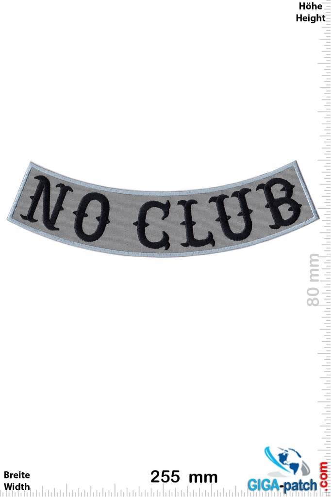 No Club No Club -  curve - 25 cm - BIG