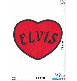 Elvis Elvis -  Herz - rot