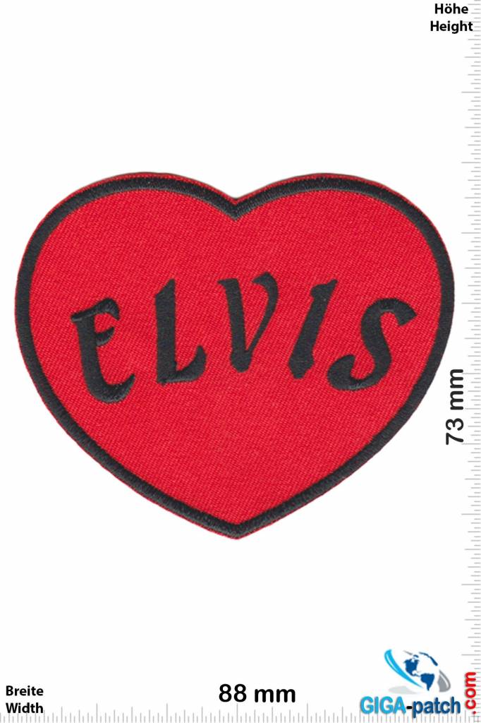 Elvis Elvis -  Herz - rot