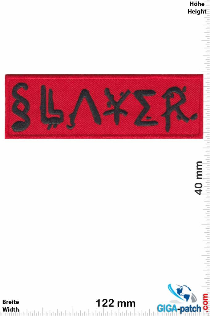 Slayer Slayer - red black