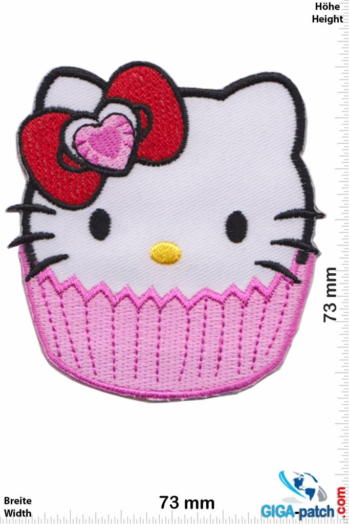 Hello Kitty Hello Kitty - Cupcake - Patch Keychains Stickers -   - Biggest Patch Shop worldwide