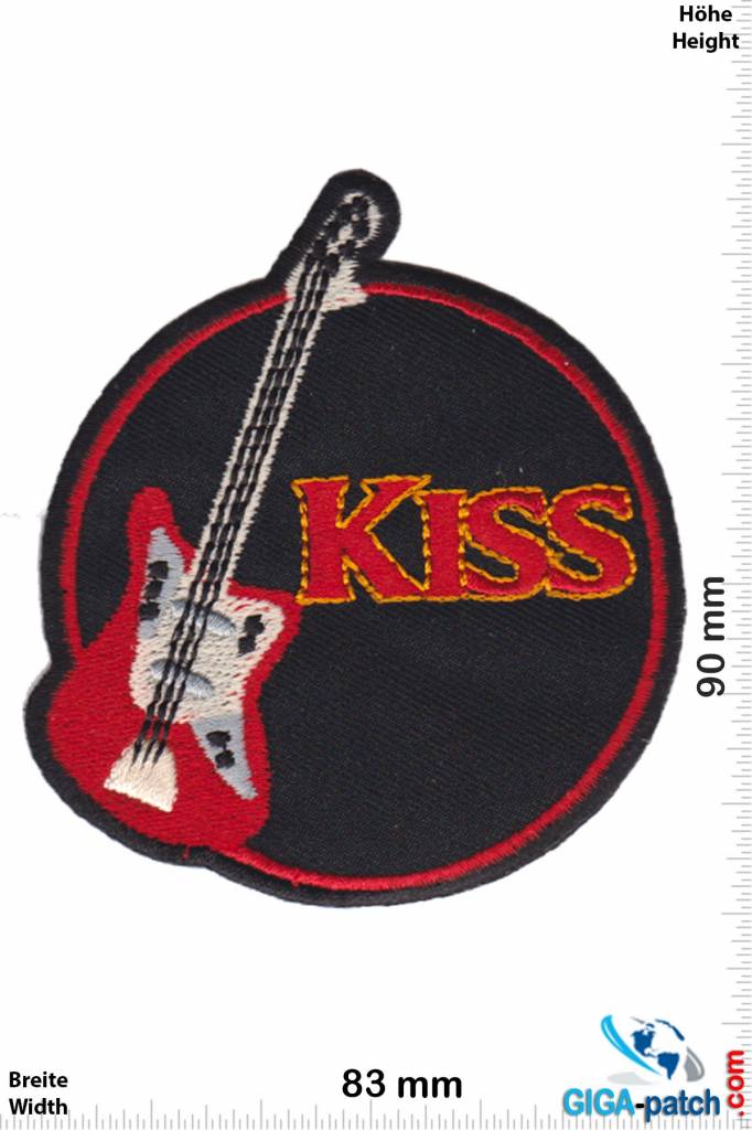 Kiss Kiss - guitar - round