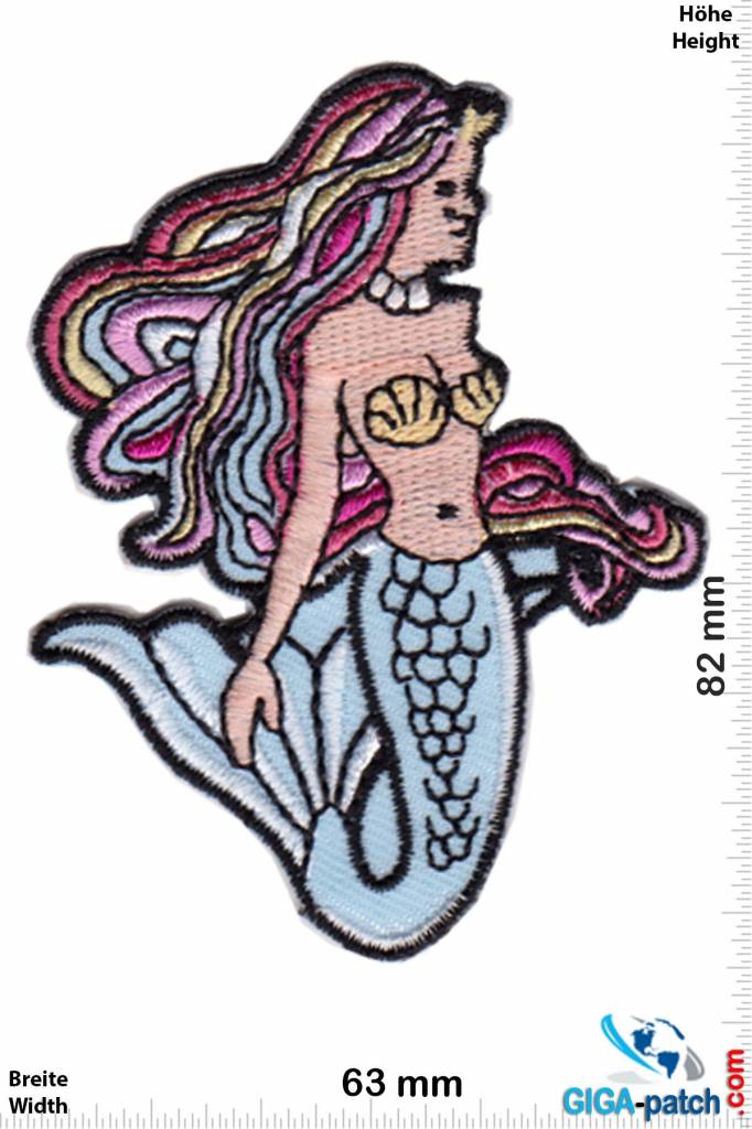 Oldschool Mermaid - color