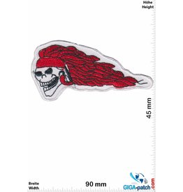 Totenkopf Skull - red hair