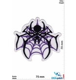 Spinne Black Spider - purple