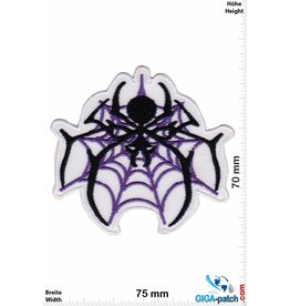 Spinne Black Spider - purple