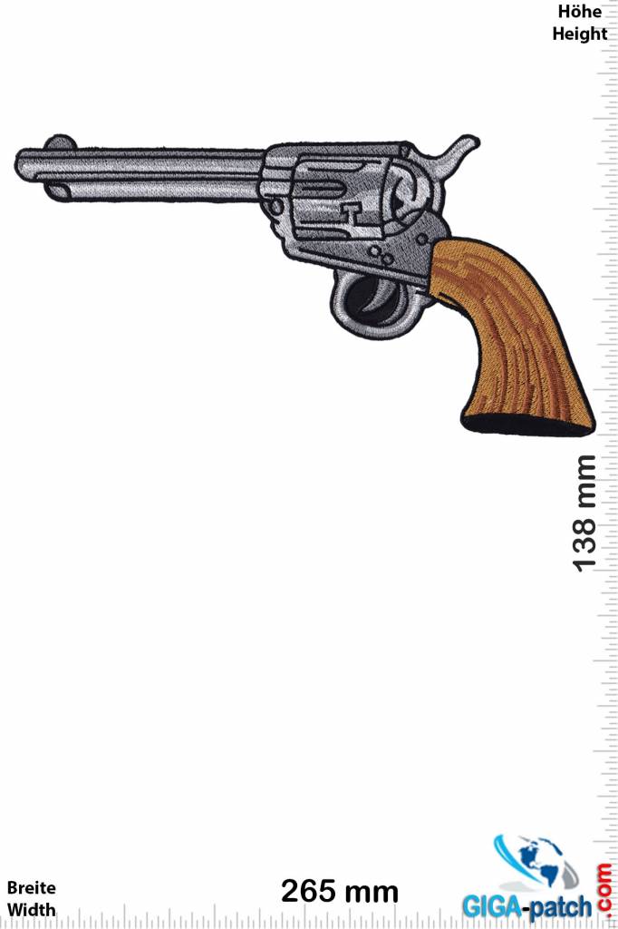 Gun - Pistol - Revolver - 26 cm