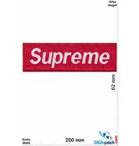 Supreme Supreme rot / weiss - Softpatch - 20cm