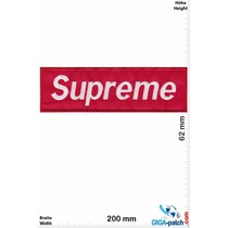 Supreme Supreme rot / weiss - Softpatch