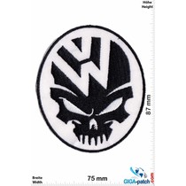 VW,Volkswagen VW - Volkswagen -rot schwarz - rot schwarz - Patch