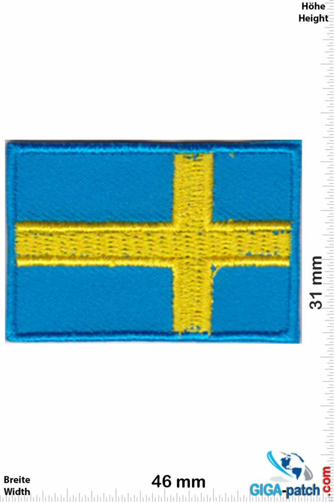 Sweden Schweden Sweden Flagge Small 2 Stuck Patch Aufnaher Aufnaher Shop Patch Shop Grosster Weltweit Patch Aufnaher Schlusselanhanger Aufkleber