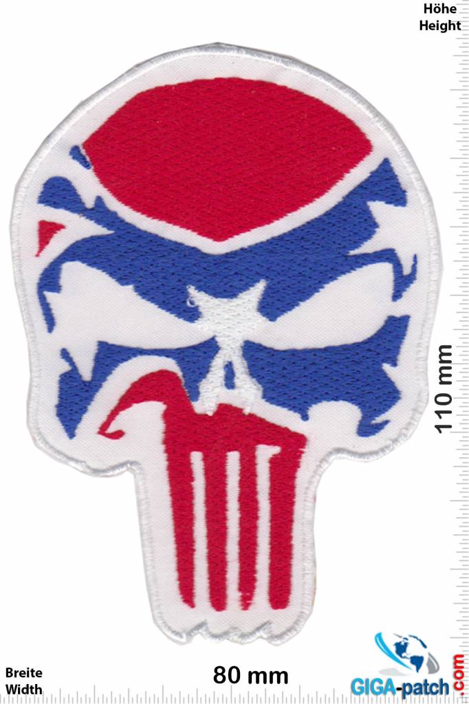 Punisher - Patch - Back Patches - Patch Keychains Stickers -   - Biggest Patch Shop worldwide