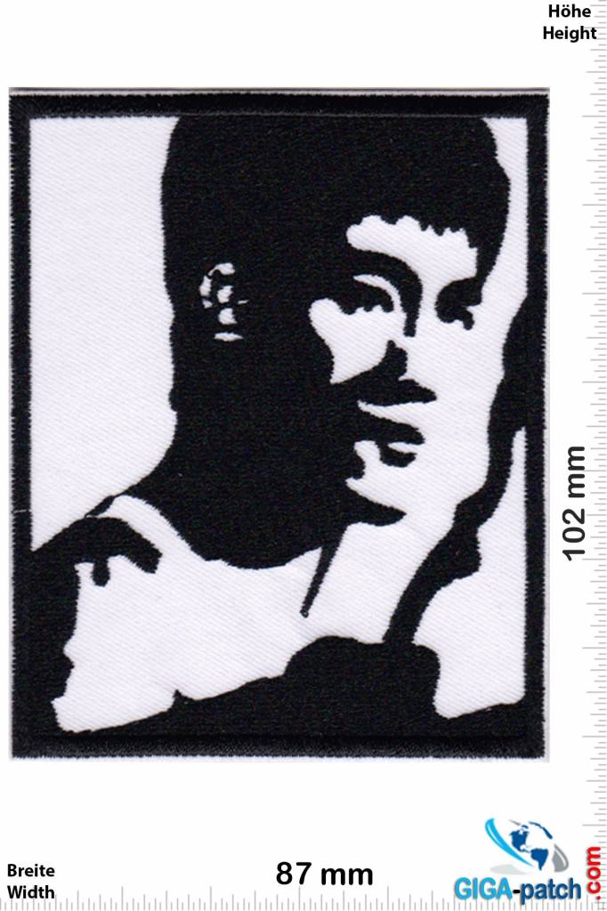 Bruce Lee - black white