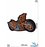 Biker Skull Chopper - VPower - 22 cm - BIG