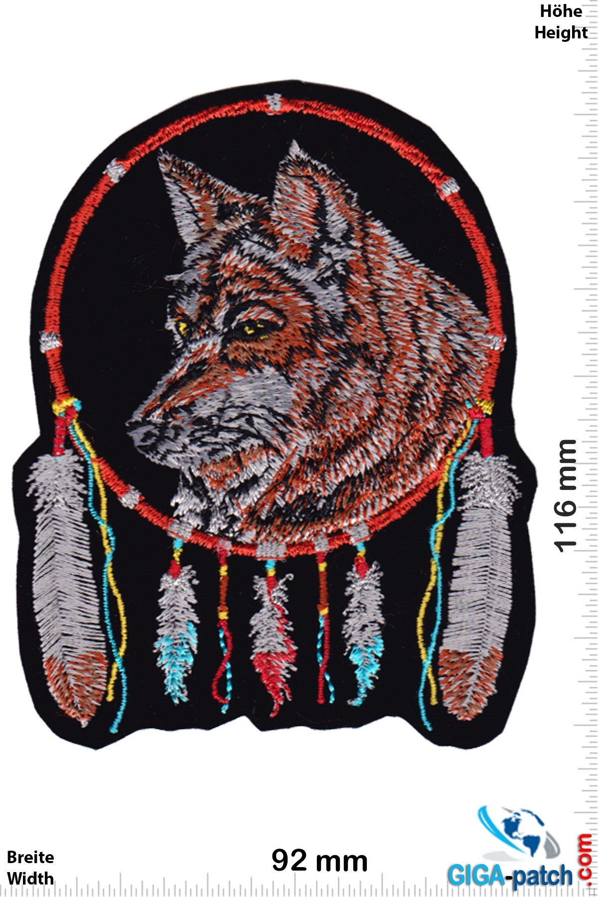 Indianer Wulf - dream catcher - HQ