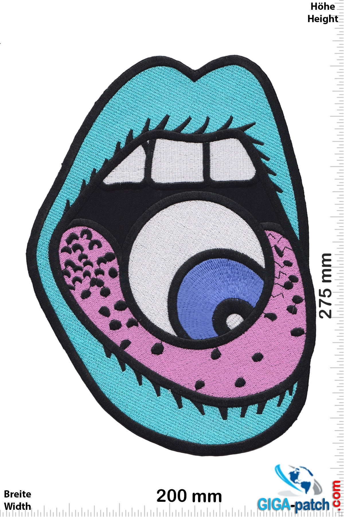 Mouth - Tongue - Eye  - 27 cm